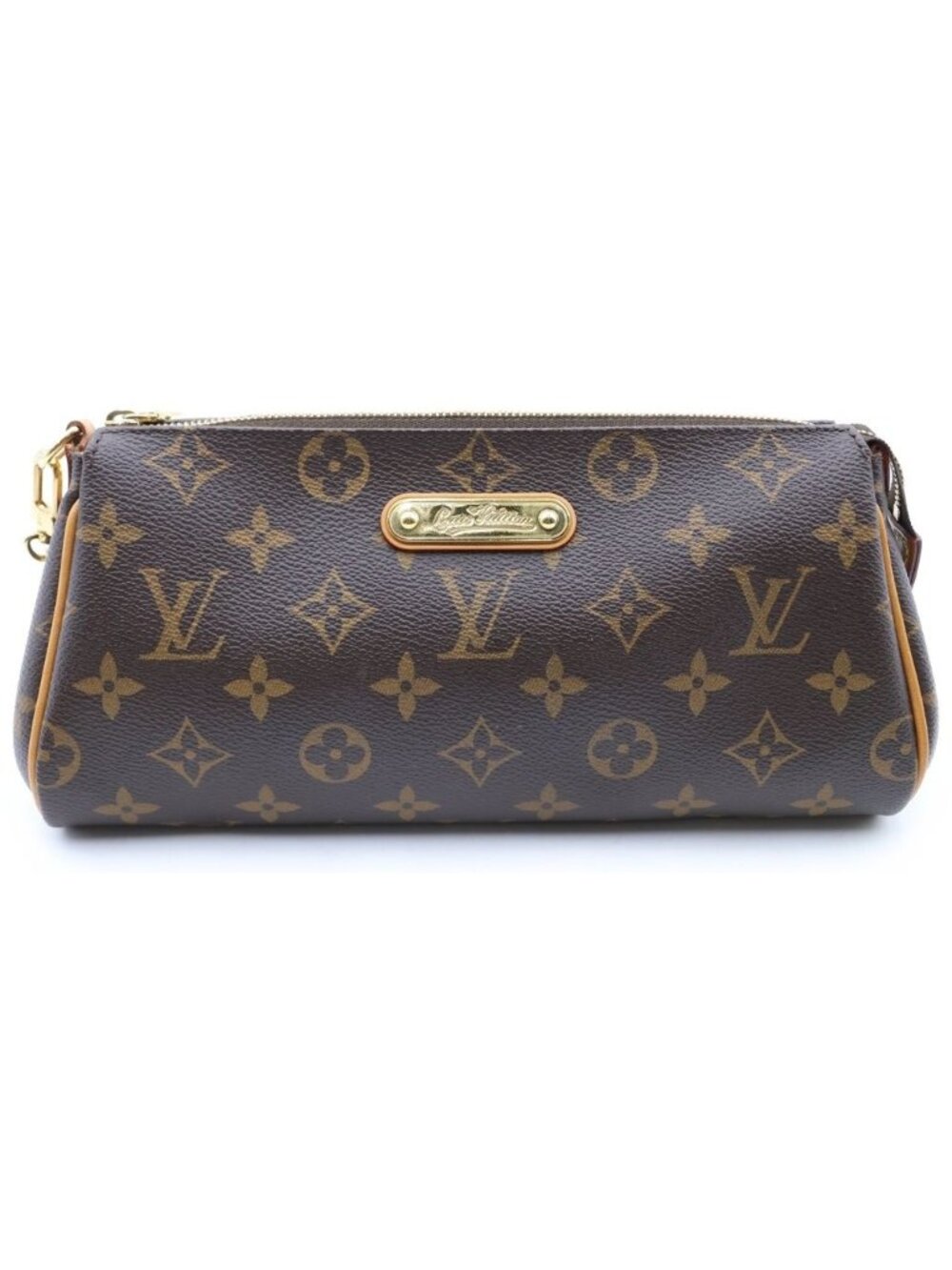 Louis Vuitton Monogram Leather 2-Way Chain Shoulder Bag Brown